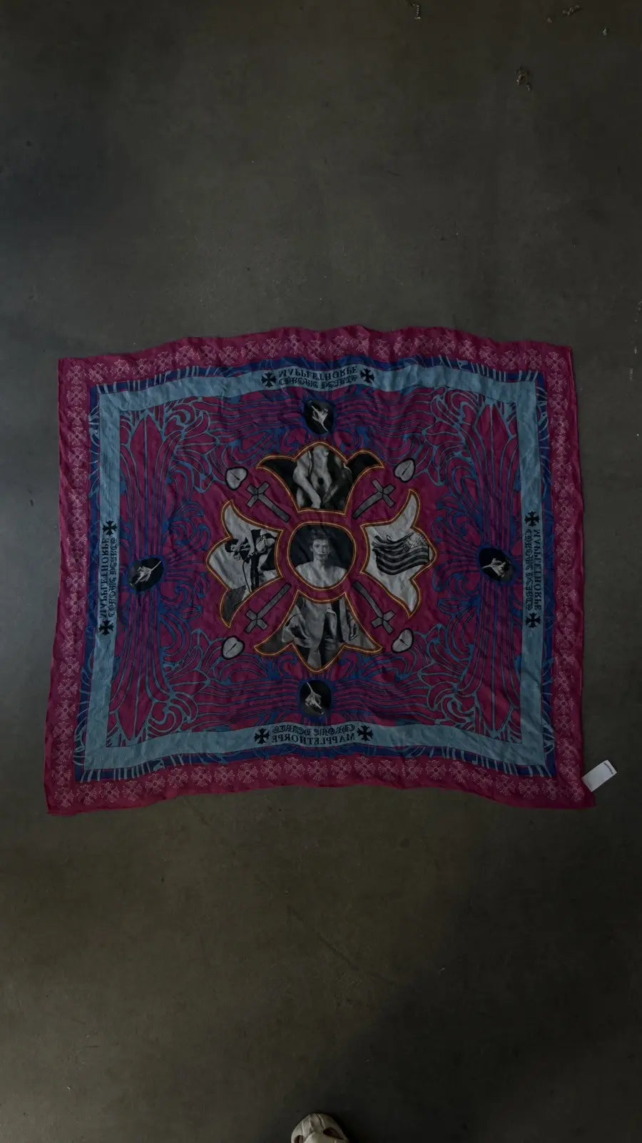 Chrome Hearts Mapplethorpe Print Scarf