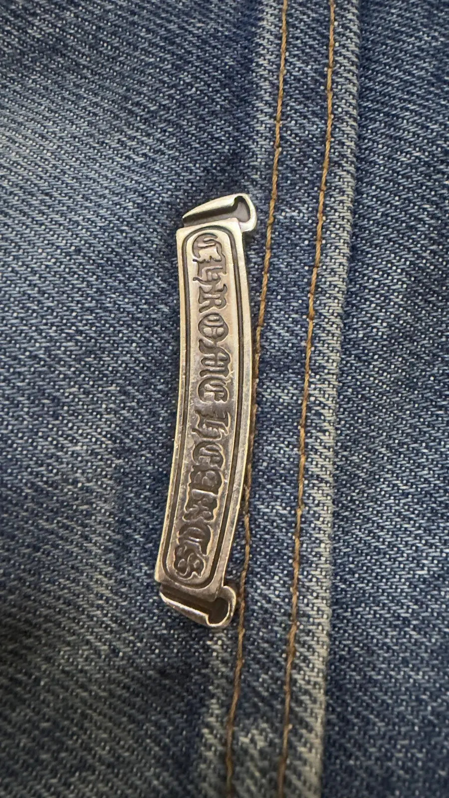 Chrome Hearts Levi's 517 Black Cross Patch Jeans