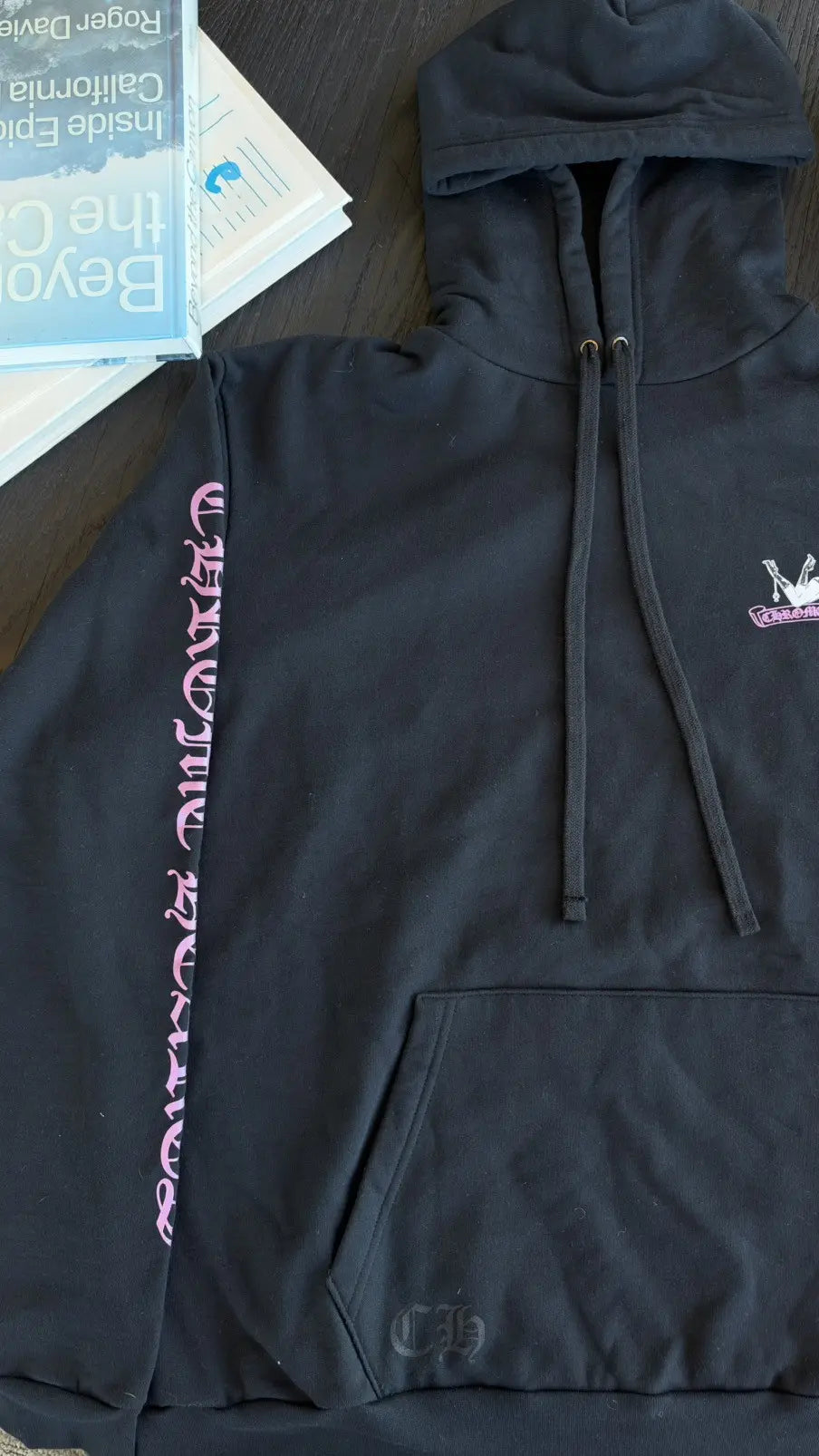 Chrome Hearts × Deadly Doll Black Hoodie Size XL Chrome Hearts
