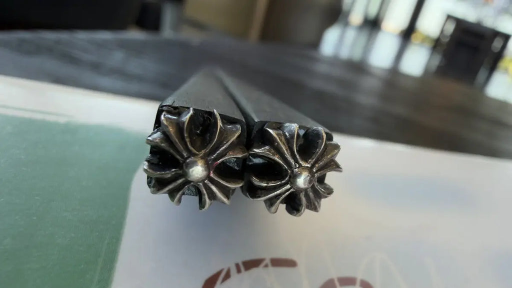 Chrome Hearts Ebony Wood Chopsticks Chrome Hearts