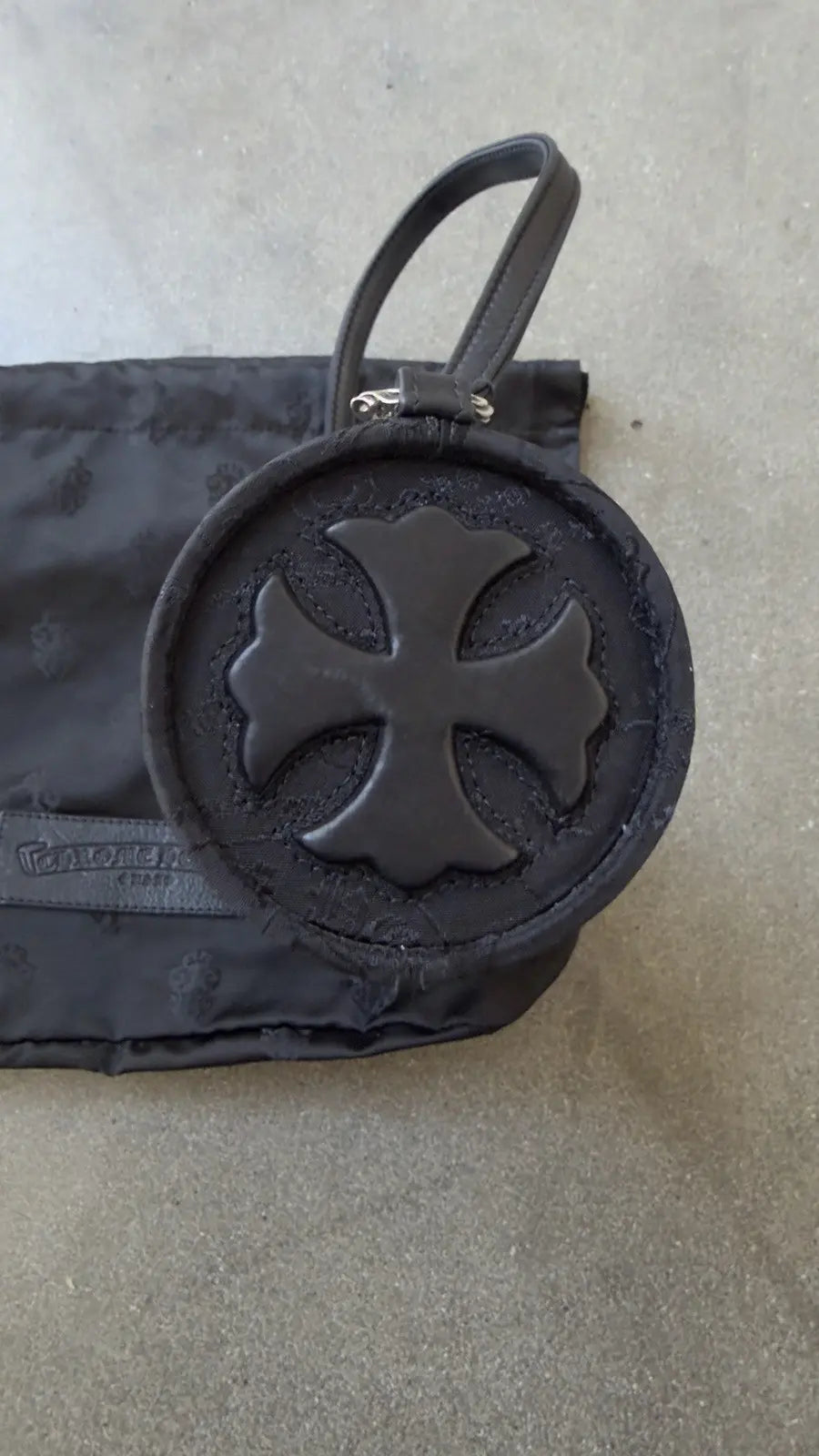 Chrome Hearts Nylon Tonal Monogram Cross Bag