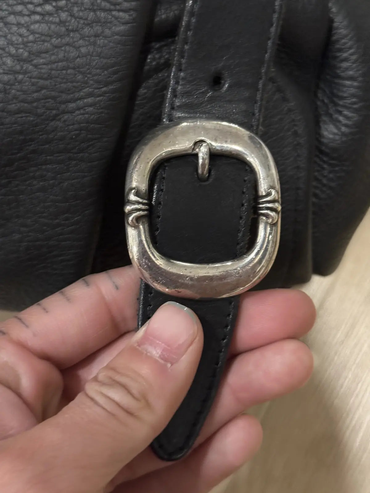 Chrome Hearts Multicolor Patch Leather Gunslinger Backpack
