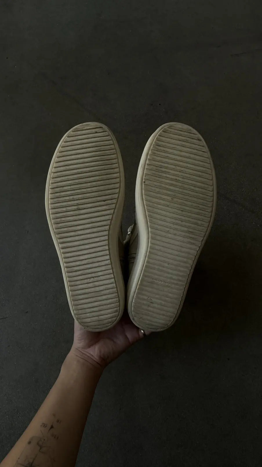 Chrome Hearts Rick Owens Geobasket Cream