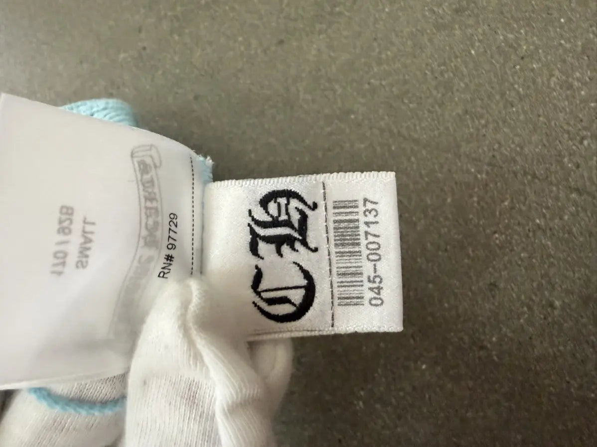 Chrome Hearts Blue Horseshoe Rib Tank Top