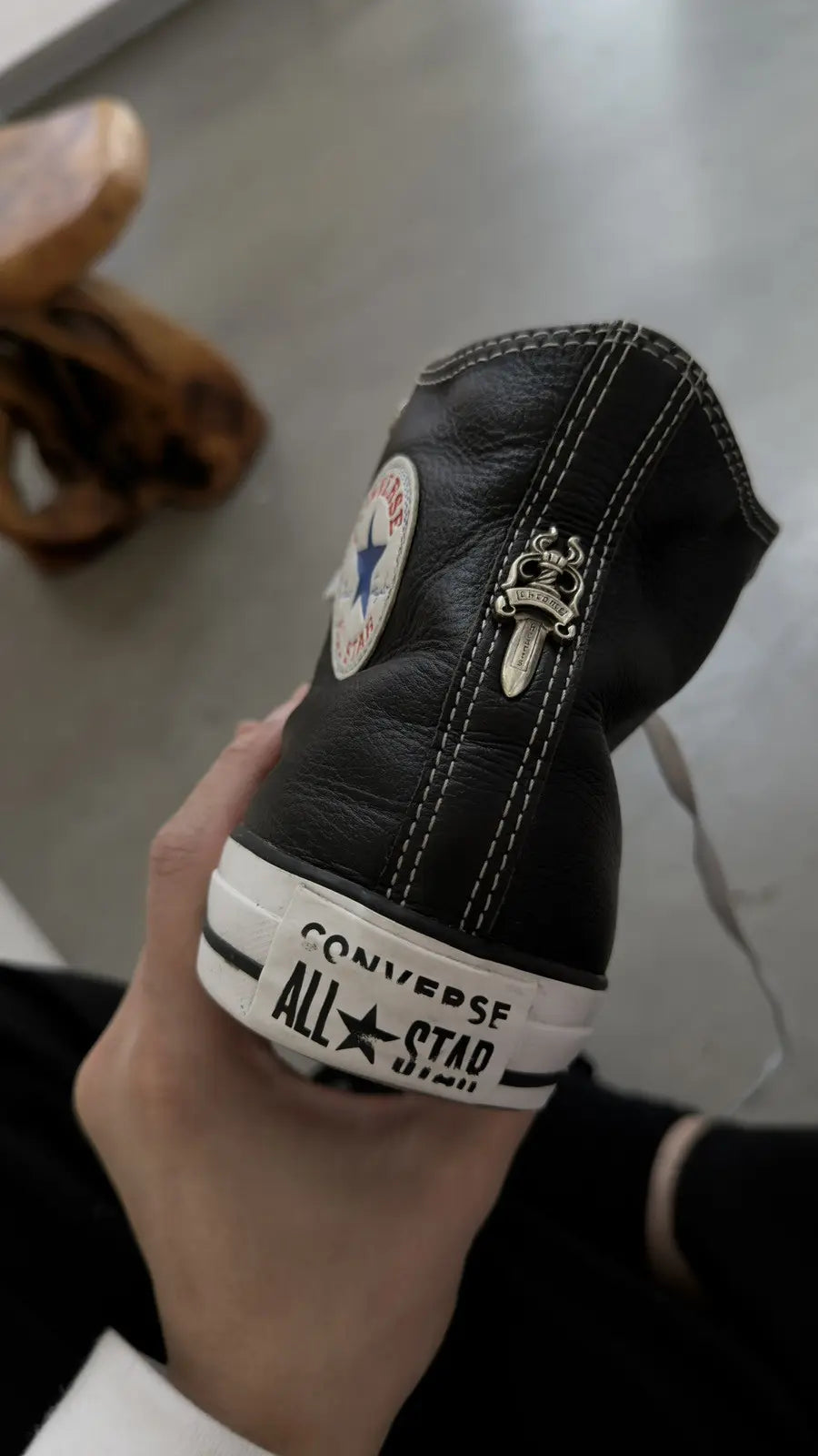 Chrome Hearts Converse All Stars TRIPLE CROSS
