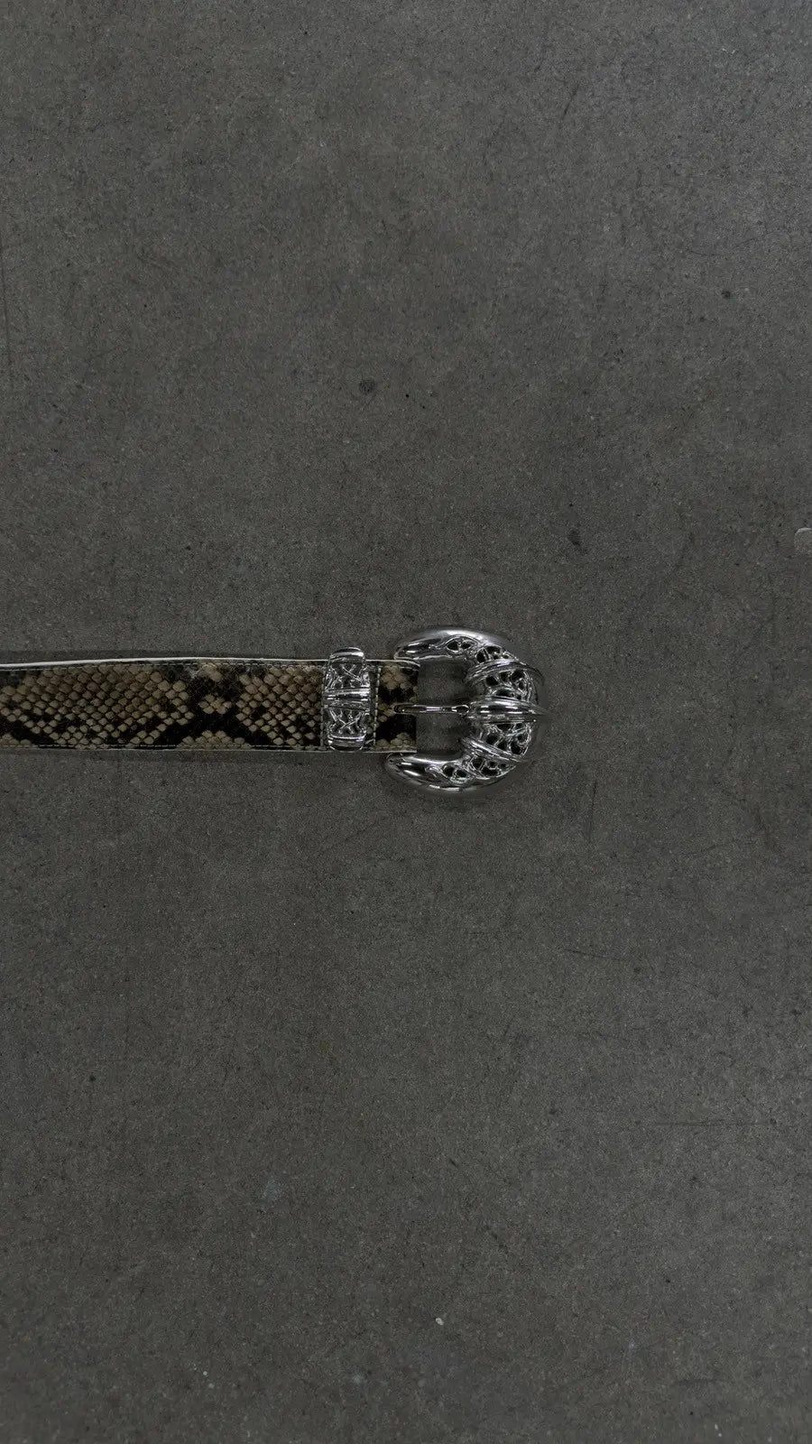 Chrome Hearts Python Talon Claw 3 Pieces Belt