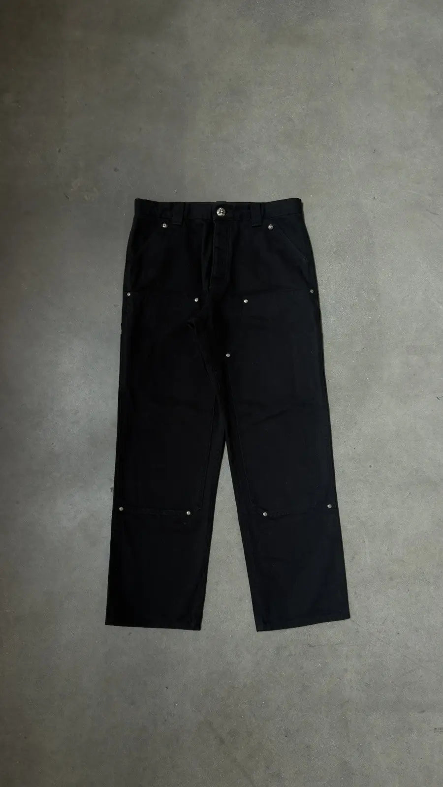 Chrome Hearts Double Knee Wax Carpenter Pants