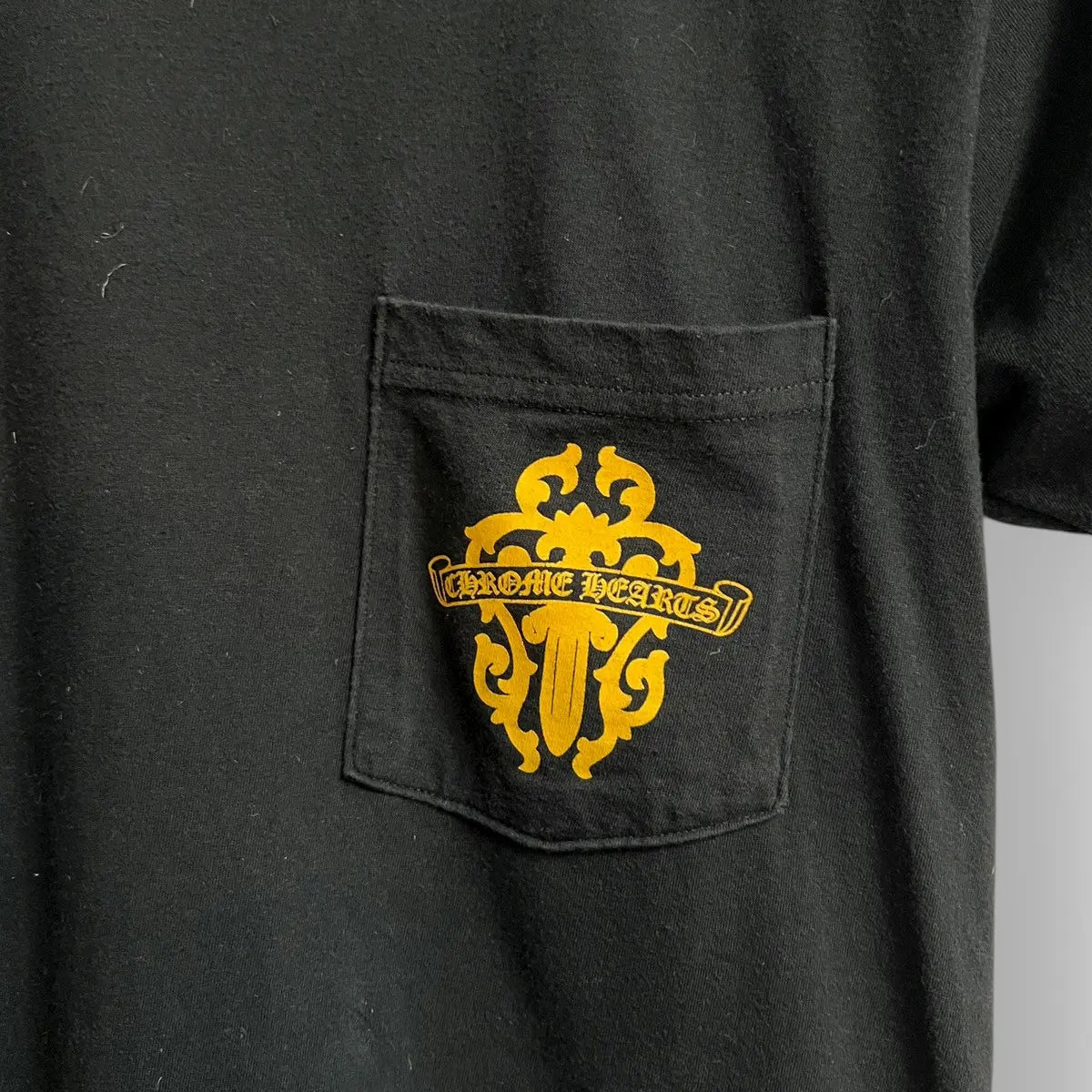 2010s Chrome Hearts Yellow Vine Dagger Scripts Tee