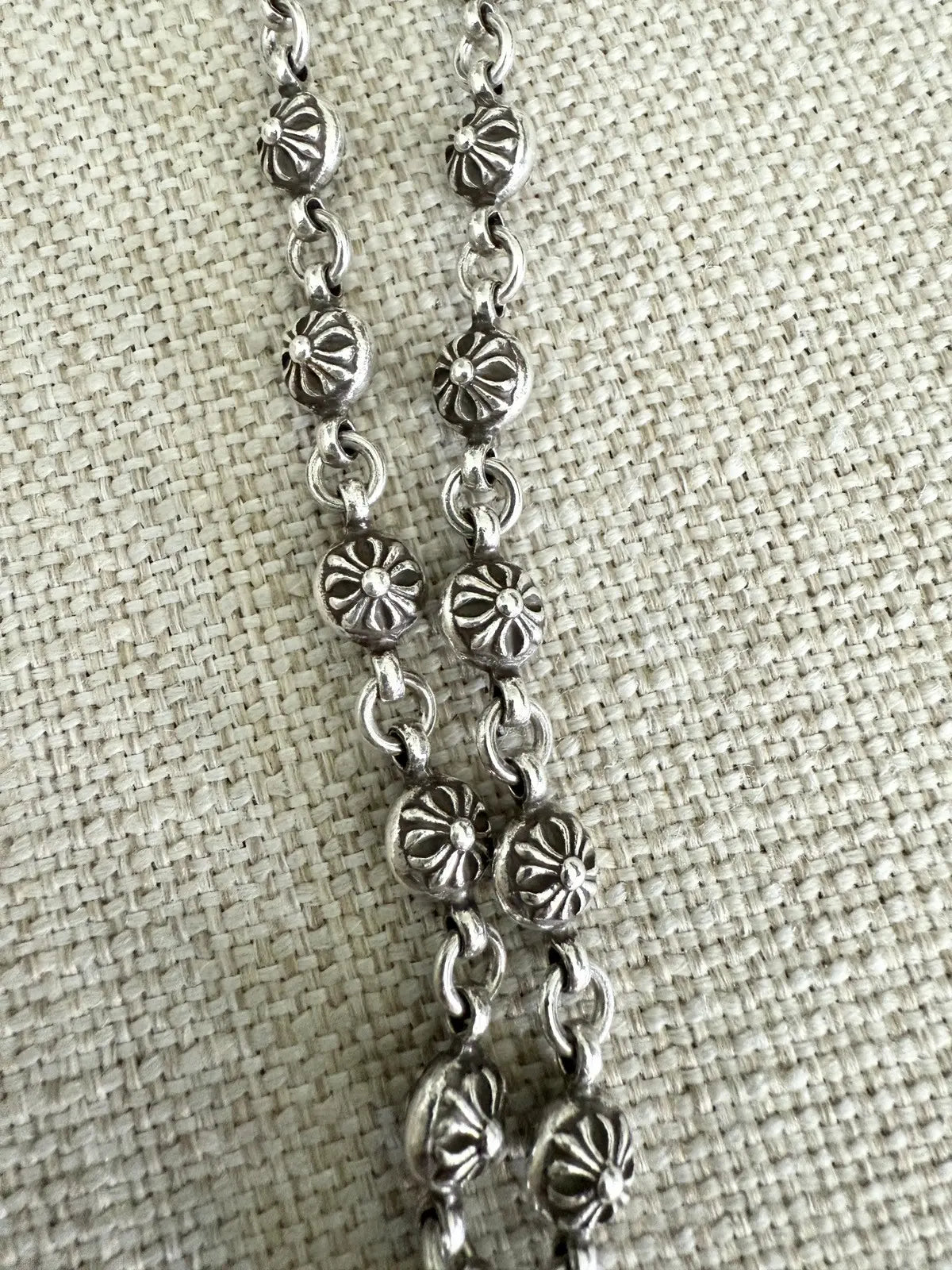 Chrome Hearts Cross Ball 27 inches Wallet Chain