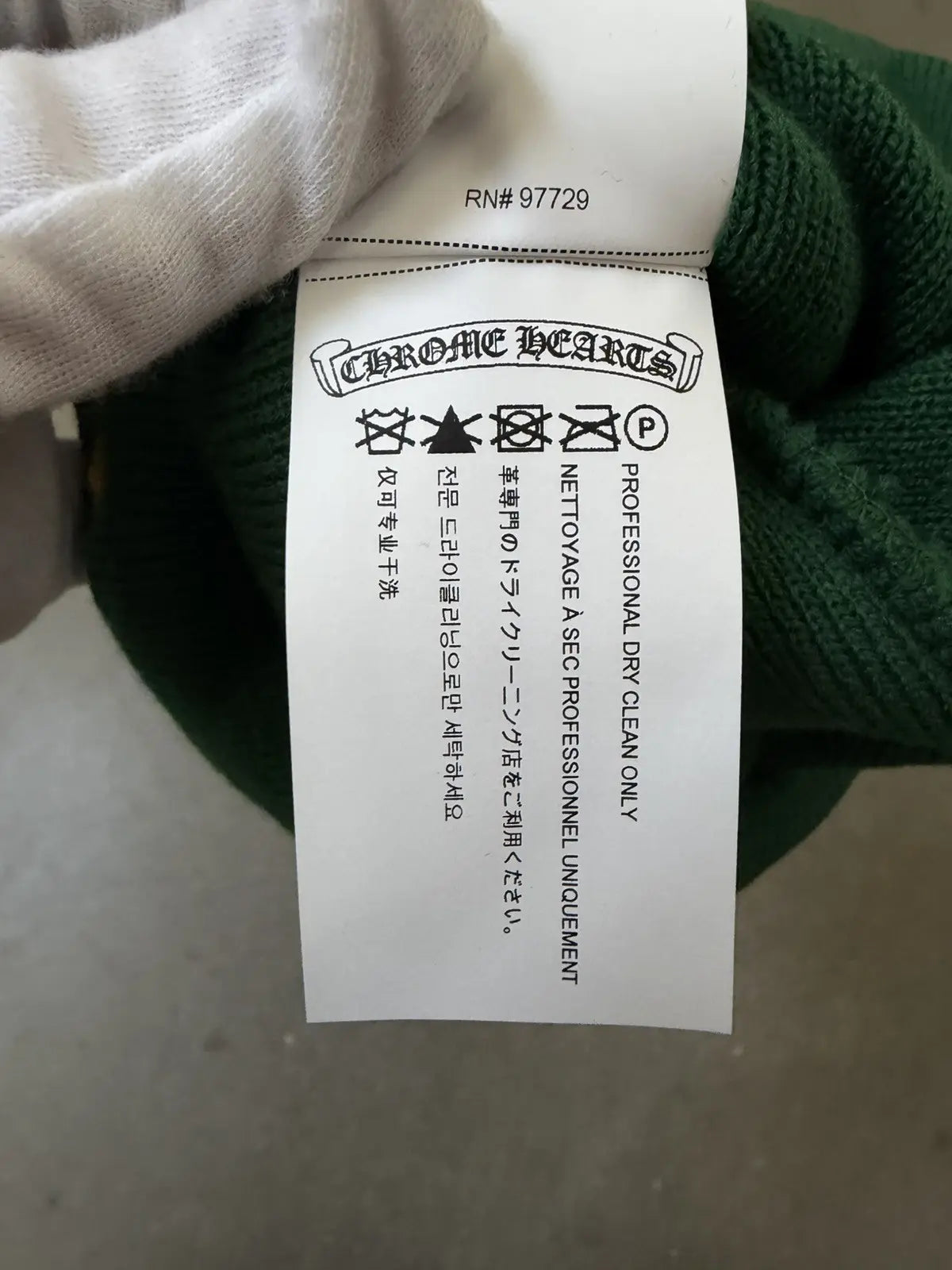 Chrome Hearts Oregon CH Beanie Green