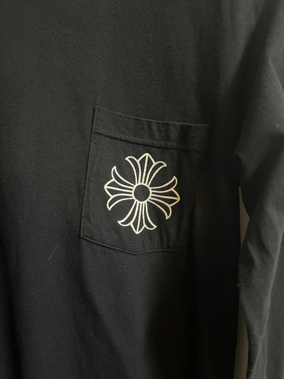 Chrome Hearts Hollywood Cross Box Logo LS Tee