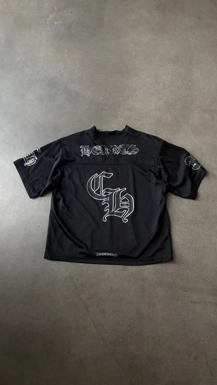 Chrome Hearts Black Mesh Jersey