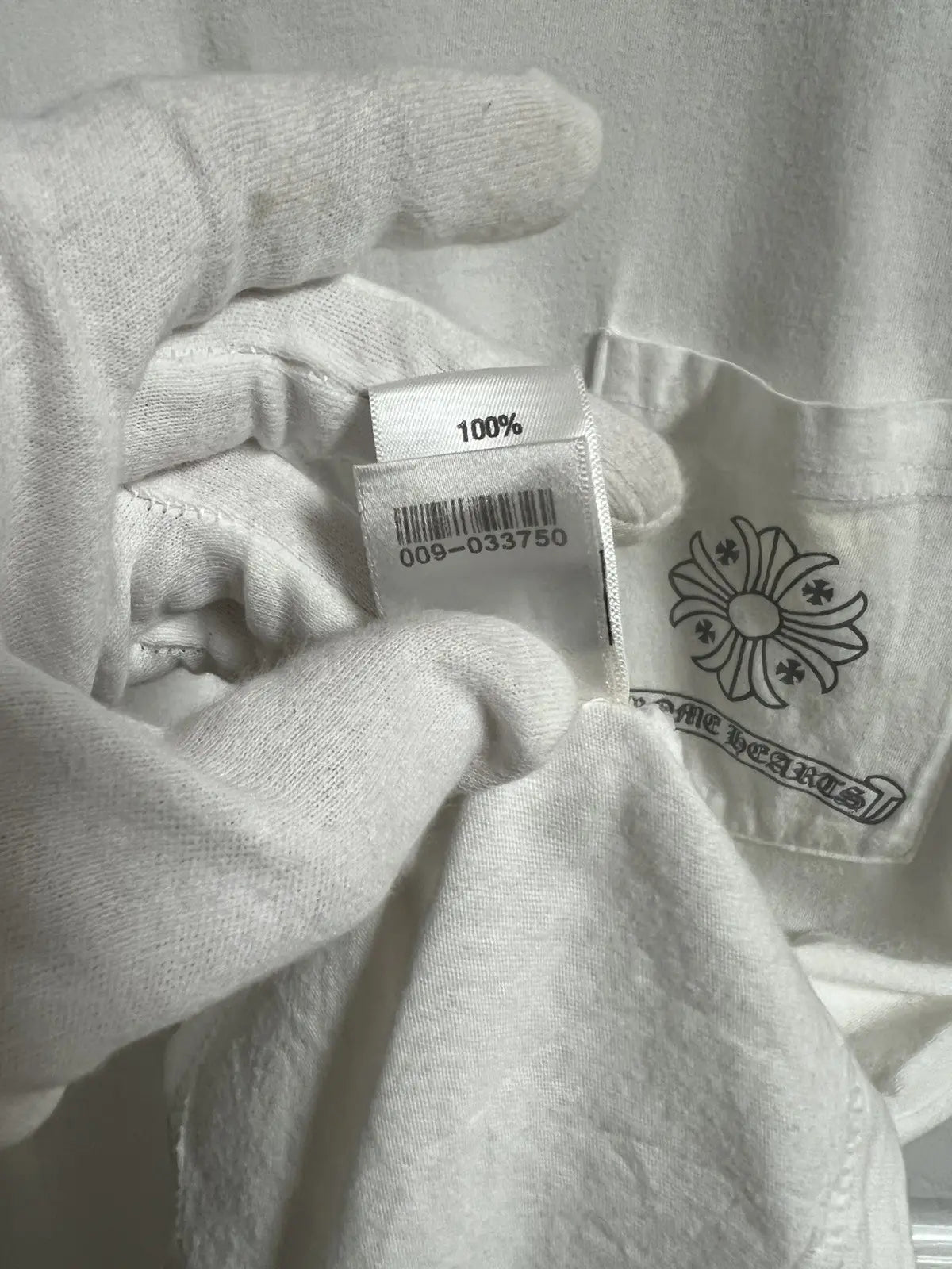 Chrome Hearts Matrix Cross Scroll Logo Pocket Tee