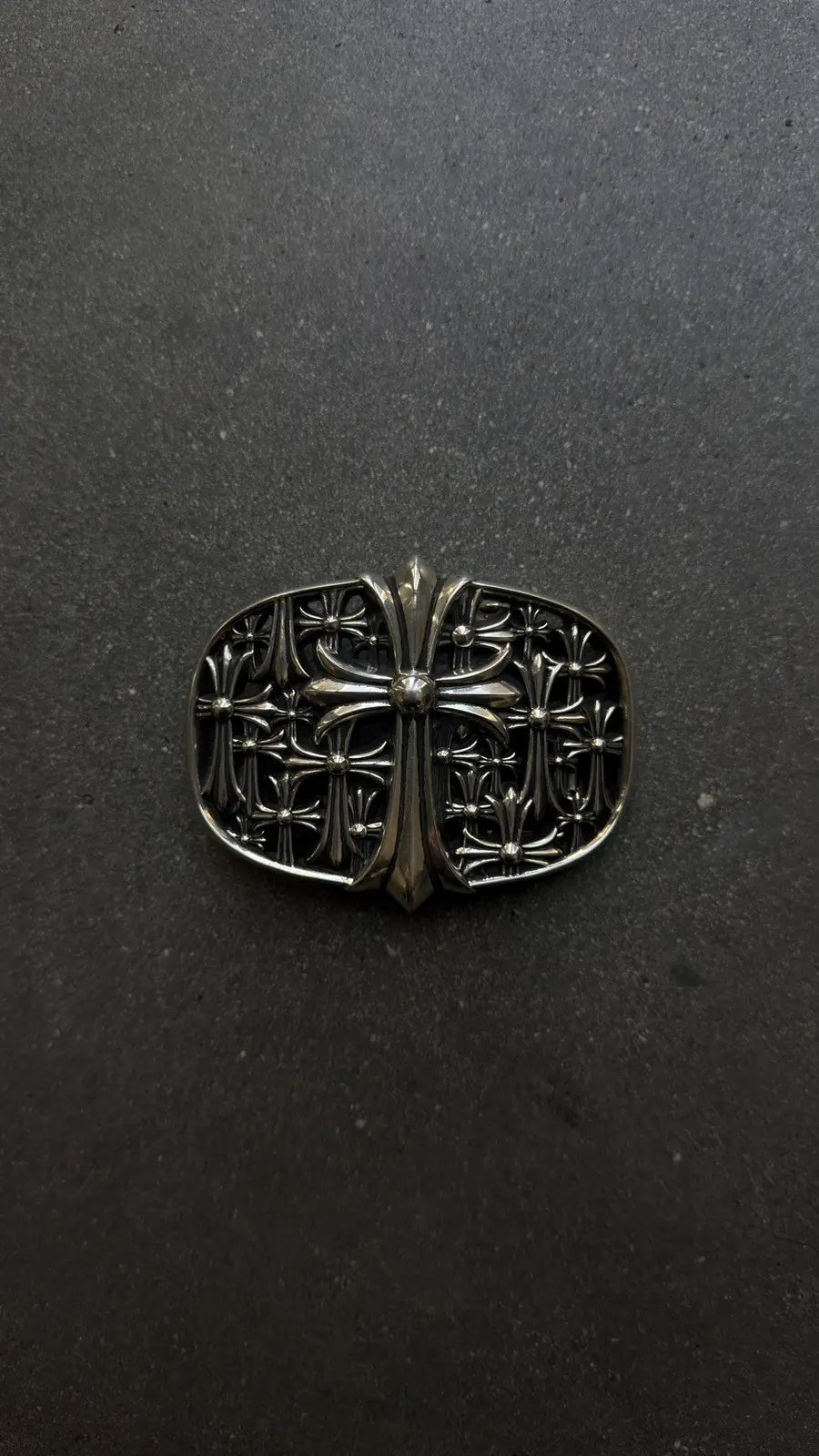 Chrome Hearts Cemetery Belt Buckle