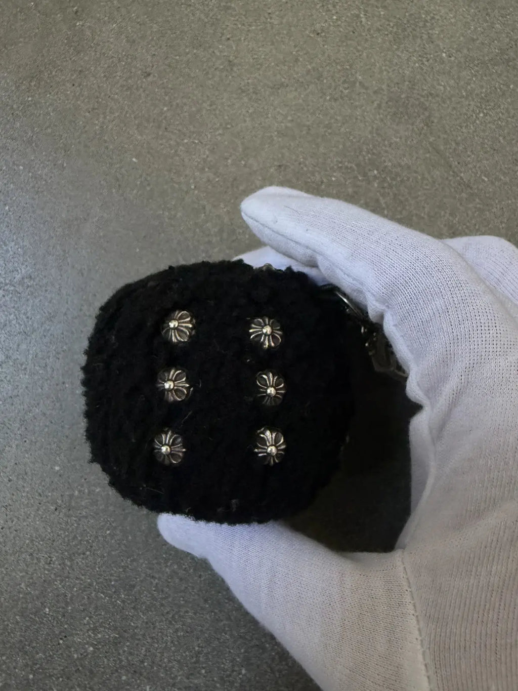Chrome Hearts Large Fuzzy Dice