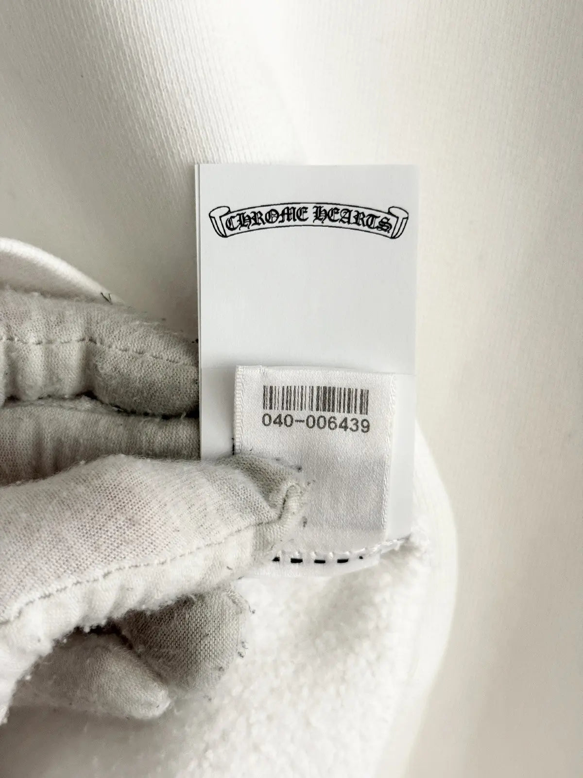 Chrome Hearts Leopard Patent Leather Patch Sweatshirt