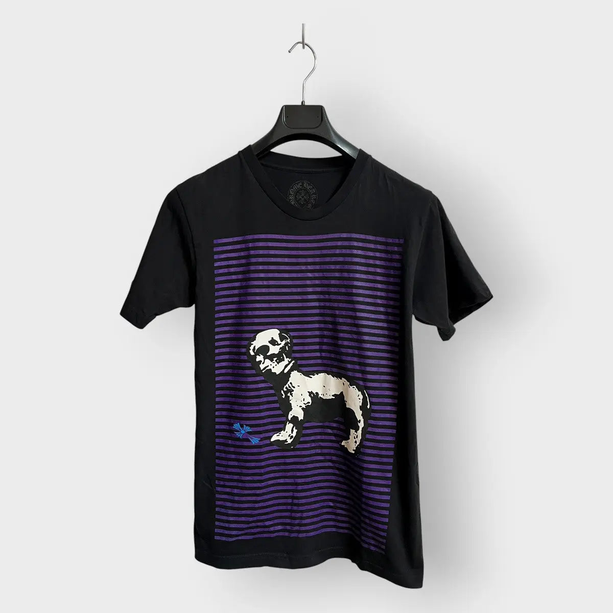 2010s Chrome Hearts Foti Dog Blue Cross Logo Tee