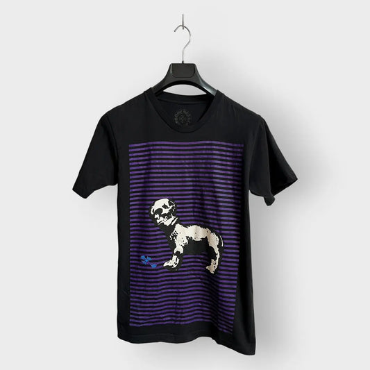 2010s Chrome Hearts Foti Dog Blue Cross Logo Tee