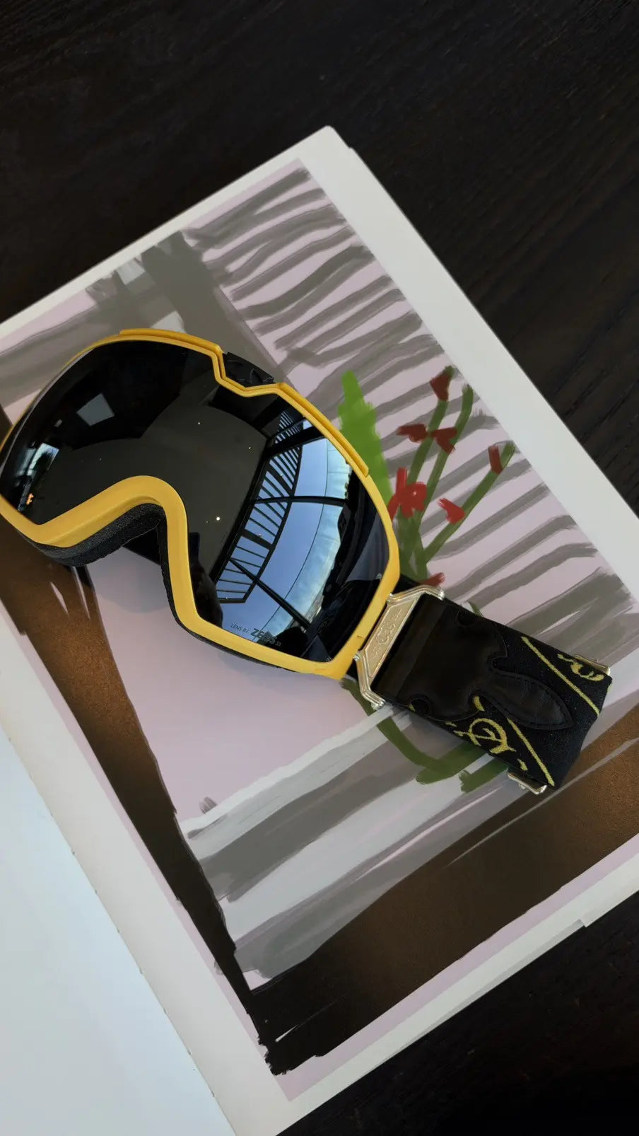 Chrome Hearts "Silver Morning" Ski Goggles Chrome Hearts