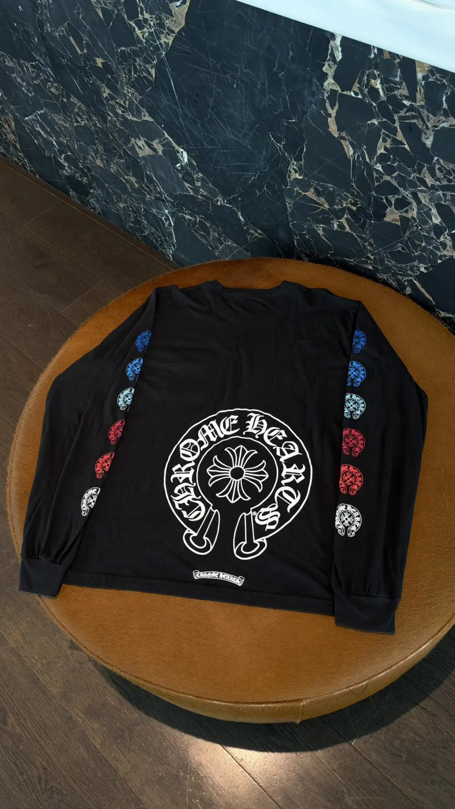 Chrome Hearts Multi-Color Cross Long-Sleeve T-Shirt Size XL Chrome Hearts