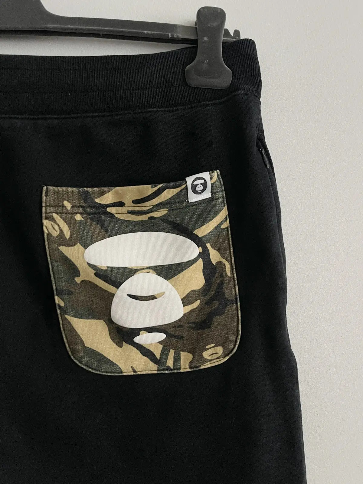 2000s Aape by Bape Camo Face Sweatpants