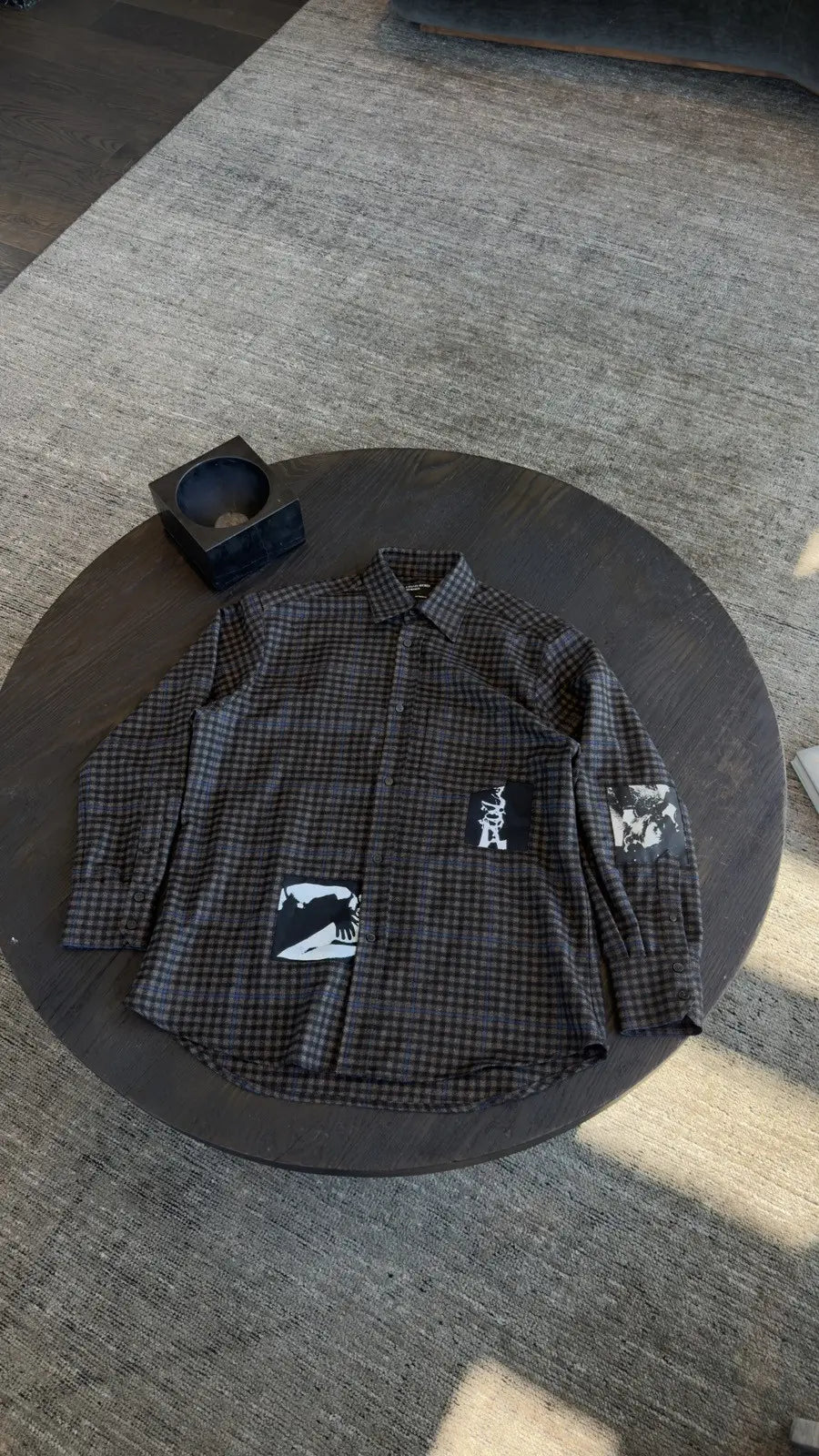 Enfants Riches Déprimés Plaid Assemblage Patchwork Shirt Enfants Riches Déprimés