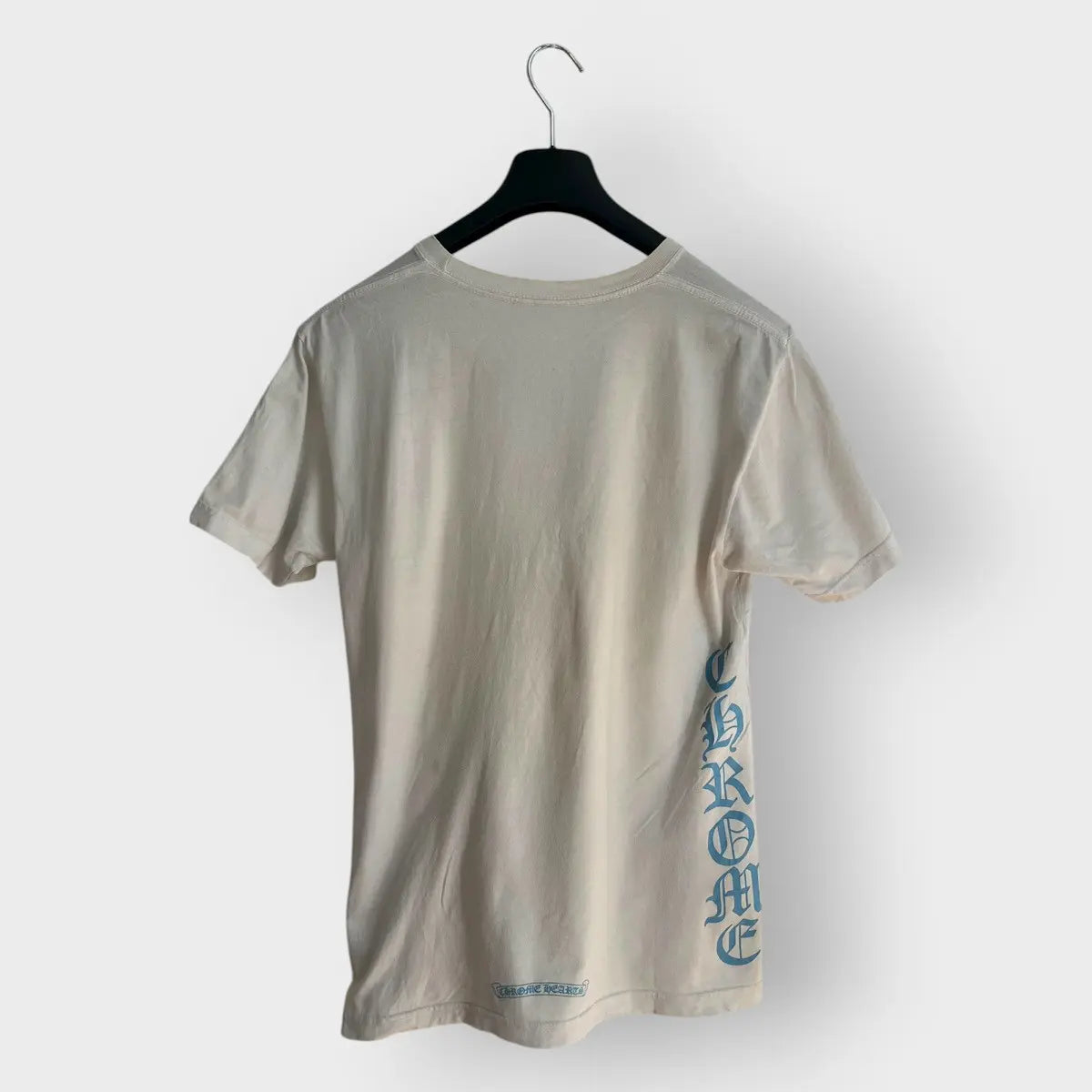 Chrome Hearts Baby Blue Neck Logo Pocket Tee