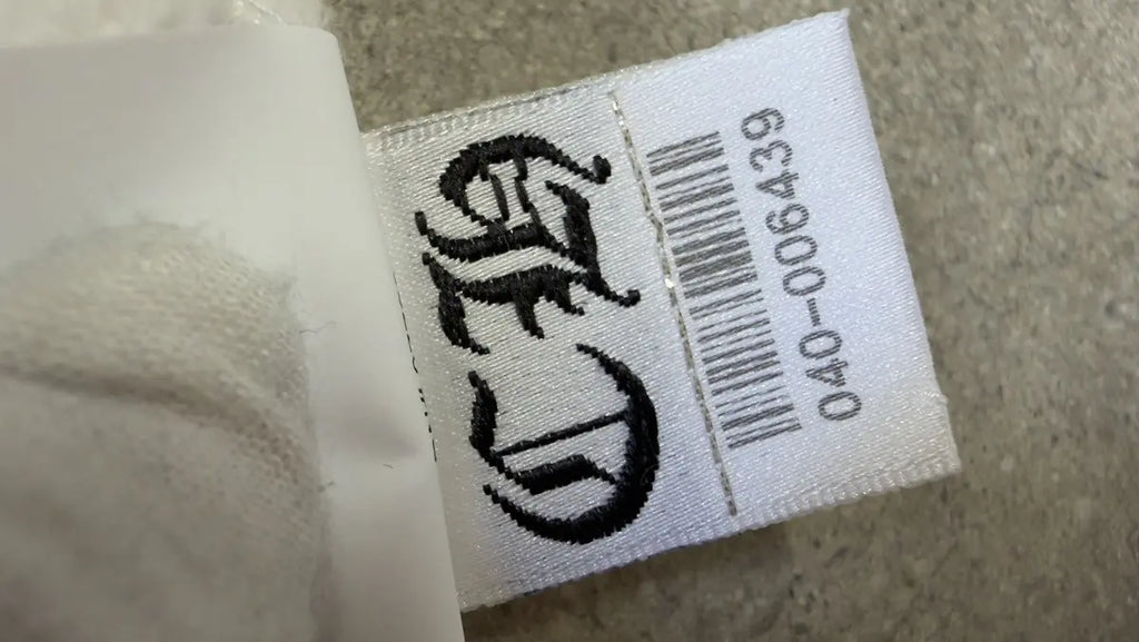Chrome Hearts White & Leopard Cross Patch Crewneck Sweatshirt