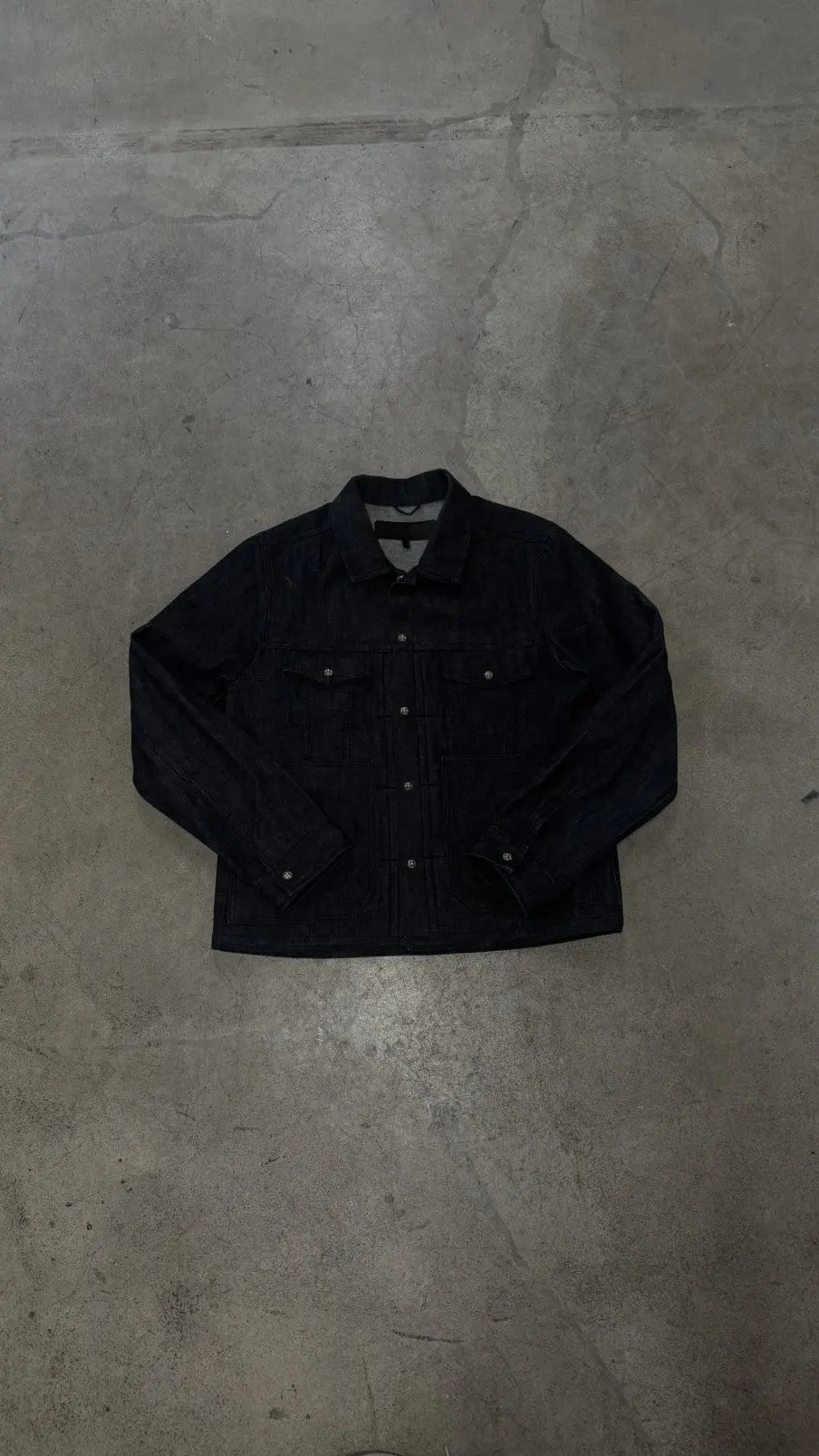 Chrome Hearts KS Selvedge Button up Denim Jacket