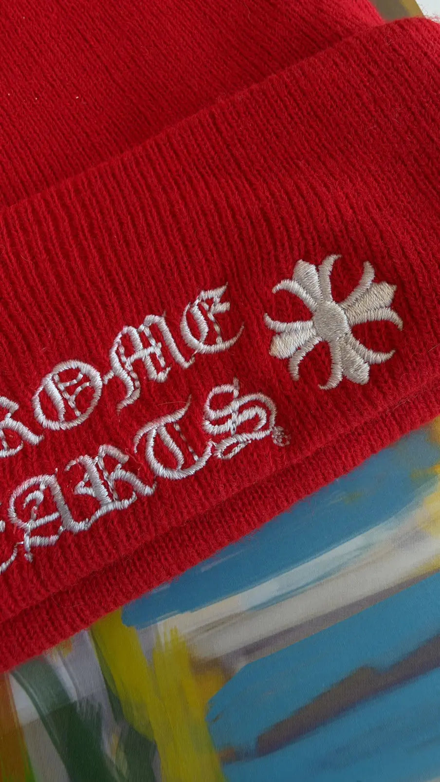 Chrome Hearts Embroidered Logo Beanie Chrome Hearts