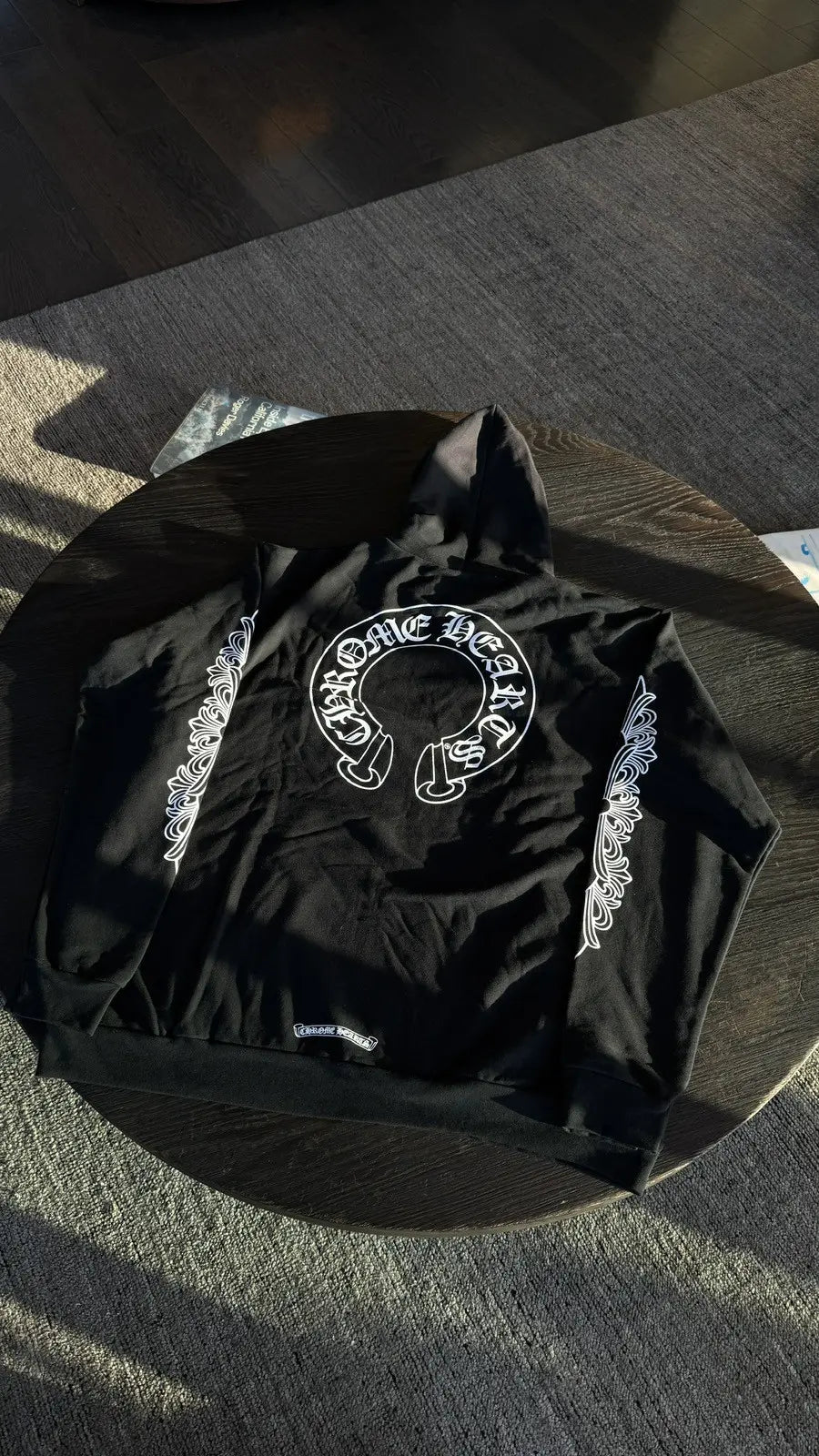 Chrome Hearts Horse Shoe Floral Hoodie Size XXL Chrome Hearts