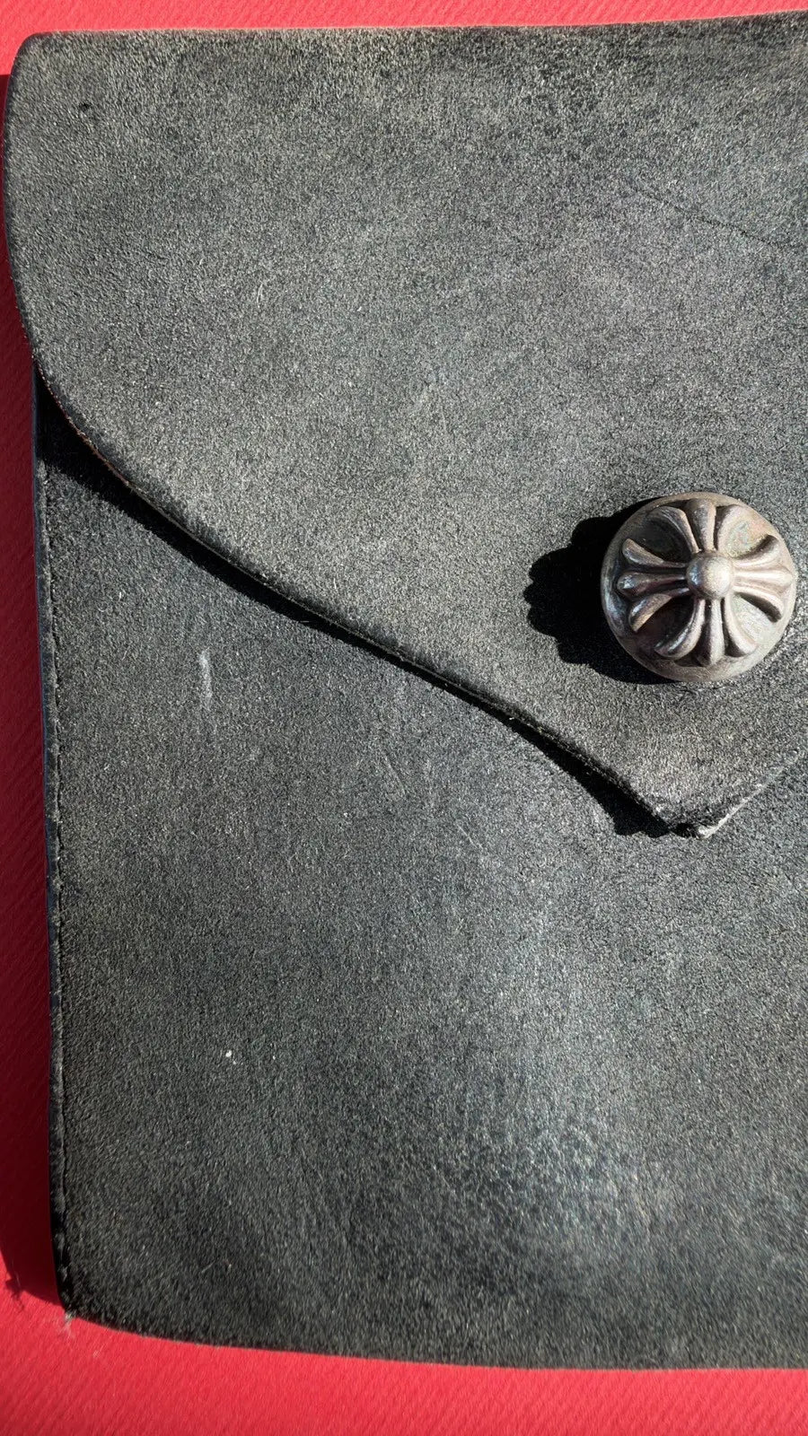 Chrome Hearts Suede Envelope Pouch Chrome Hearts