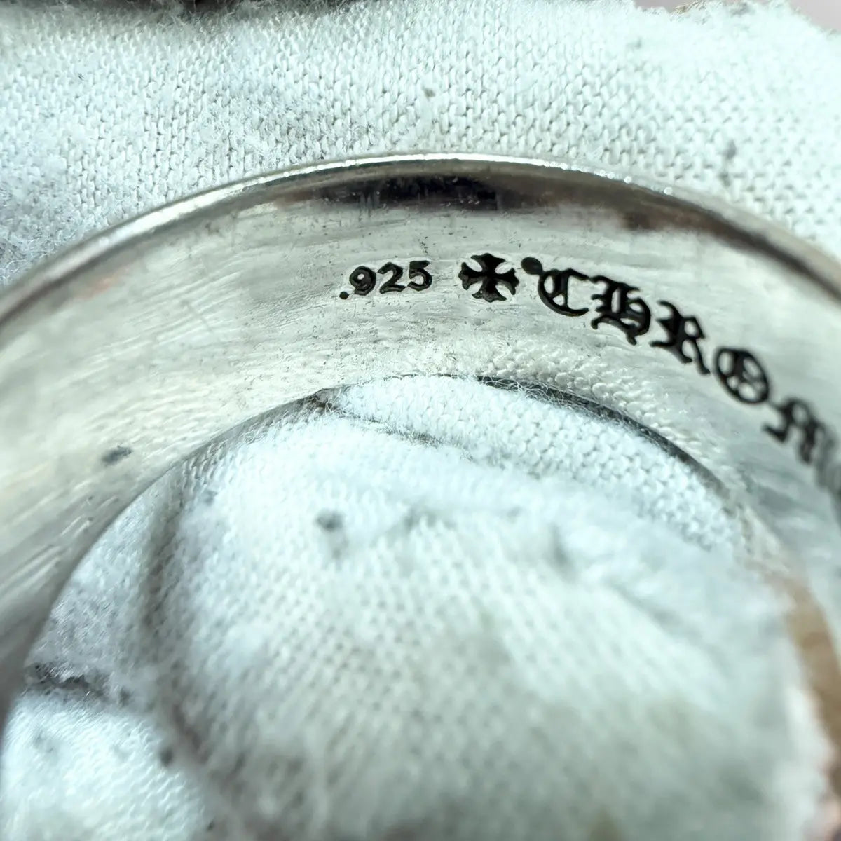 Chrome Hearts CH Plus 10mm Round Ring Size 11