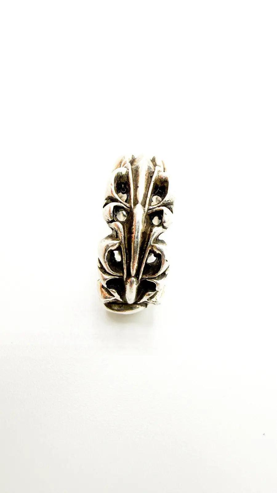 Chrome Hearts Double Floral Cross Ring Chrome Hearts