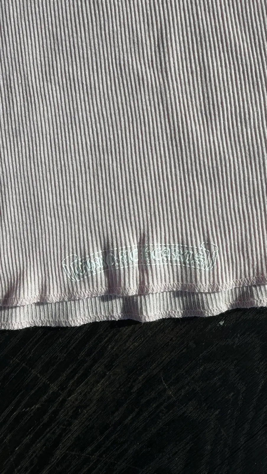 Chrome Hearts Pink T-Bar Rib Tank Top Size L Chrome Hearts