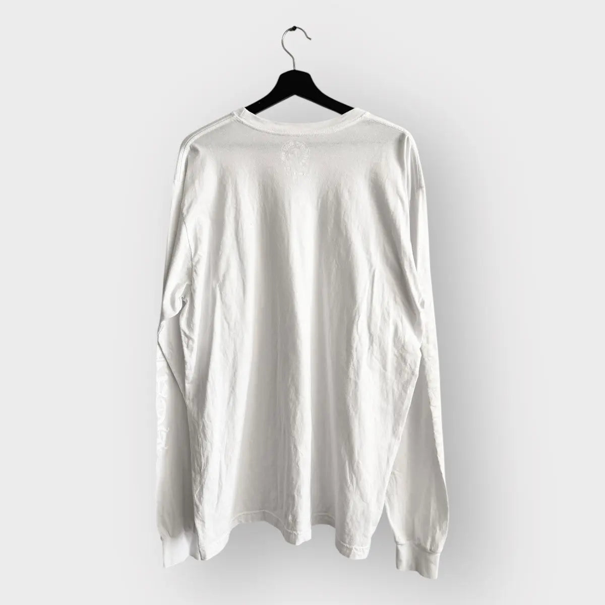 Chrome hearts Triple White Neck Logo LS Tee