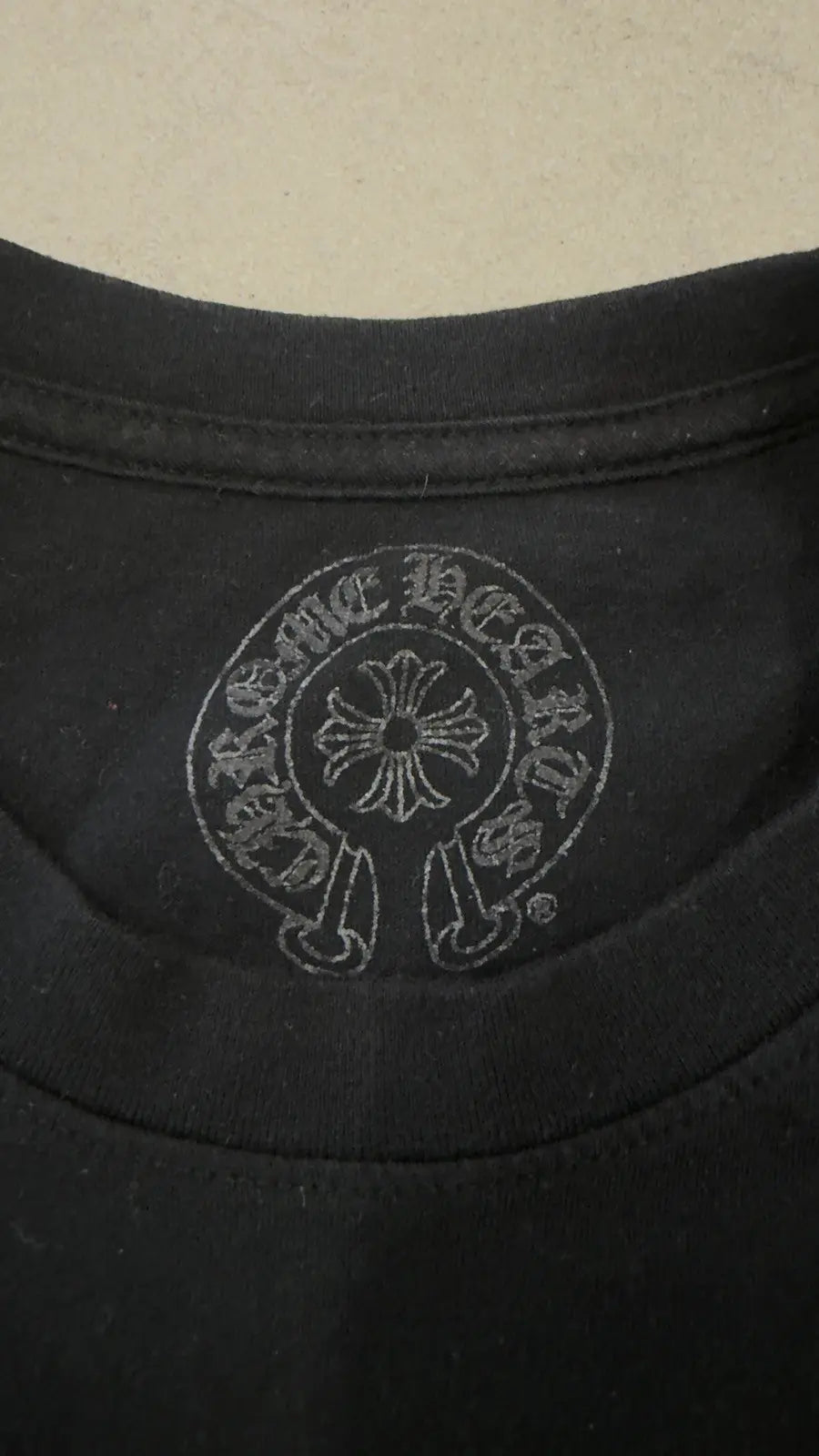 Chrome Hearts Staff Horseshoe Long Sleeve Tee