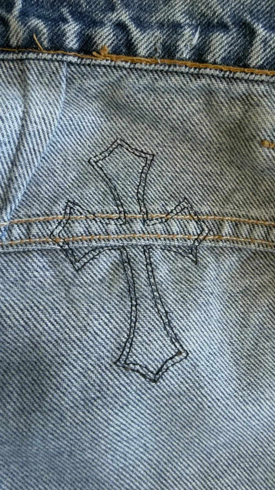 Chrome Hearts x Levi's Cross Patch Jeans Size 33 Chrome Hearts