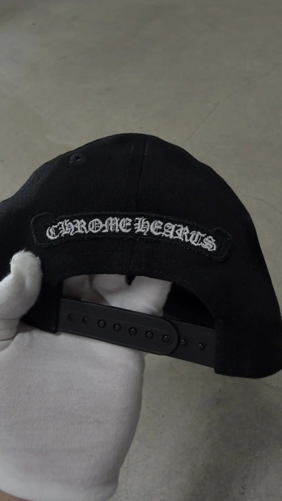 Chrome Hearts Dagger Denim Baseball Hat