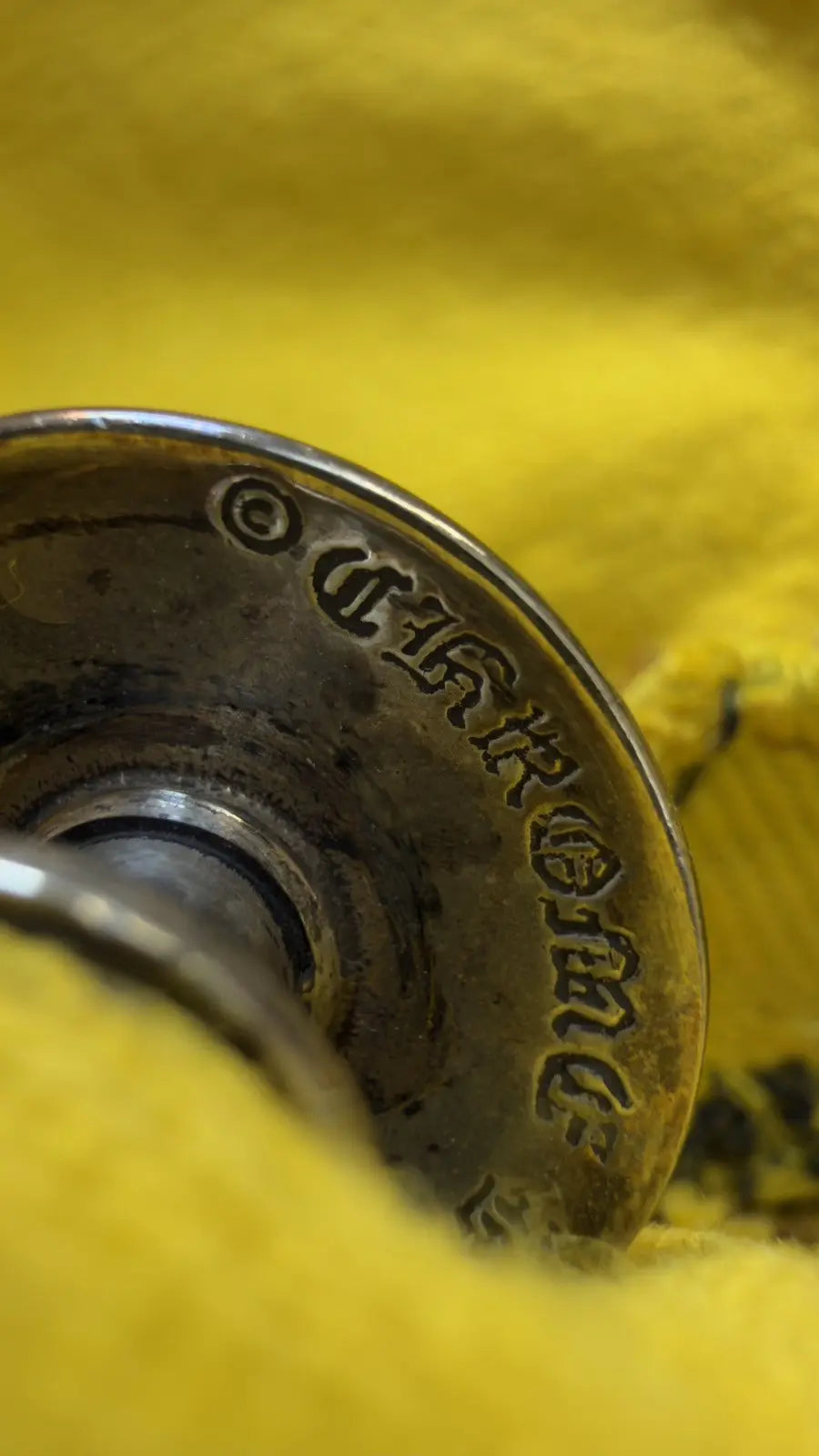 Chrome Hearts Yellow Cross Patches Levi’s Jeans