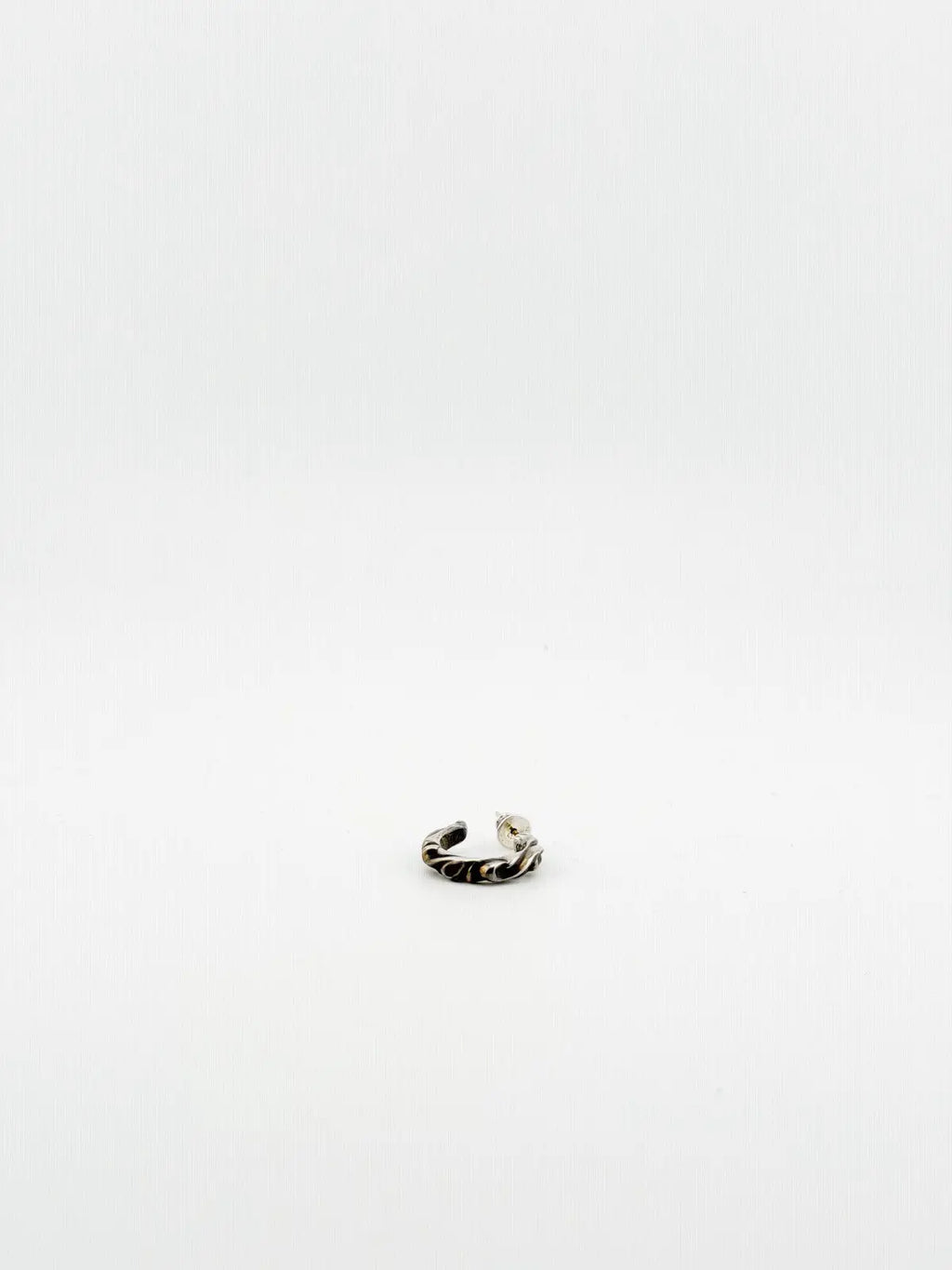 Chrome Hearts Scroll Hoop Earring