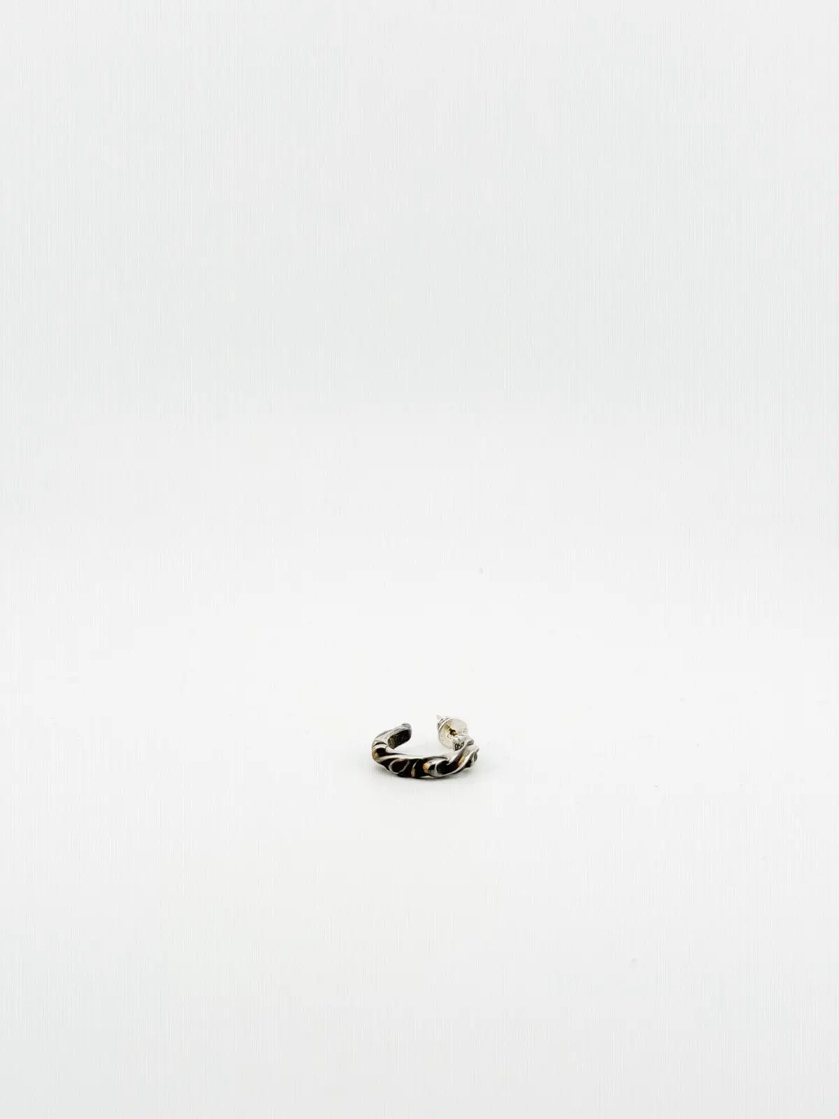 Chrome Hearts Scroll Hoop Earring