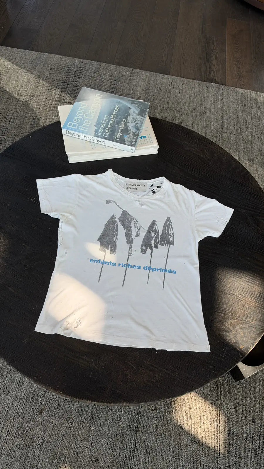 Enfants Riches Déprimés White Graphic T-Shirt Size M Enfants Riches Déprimés