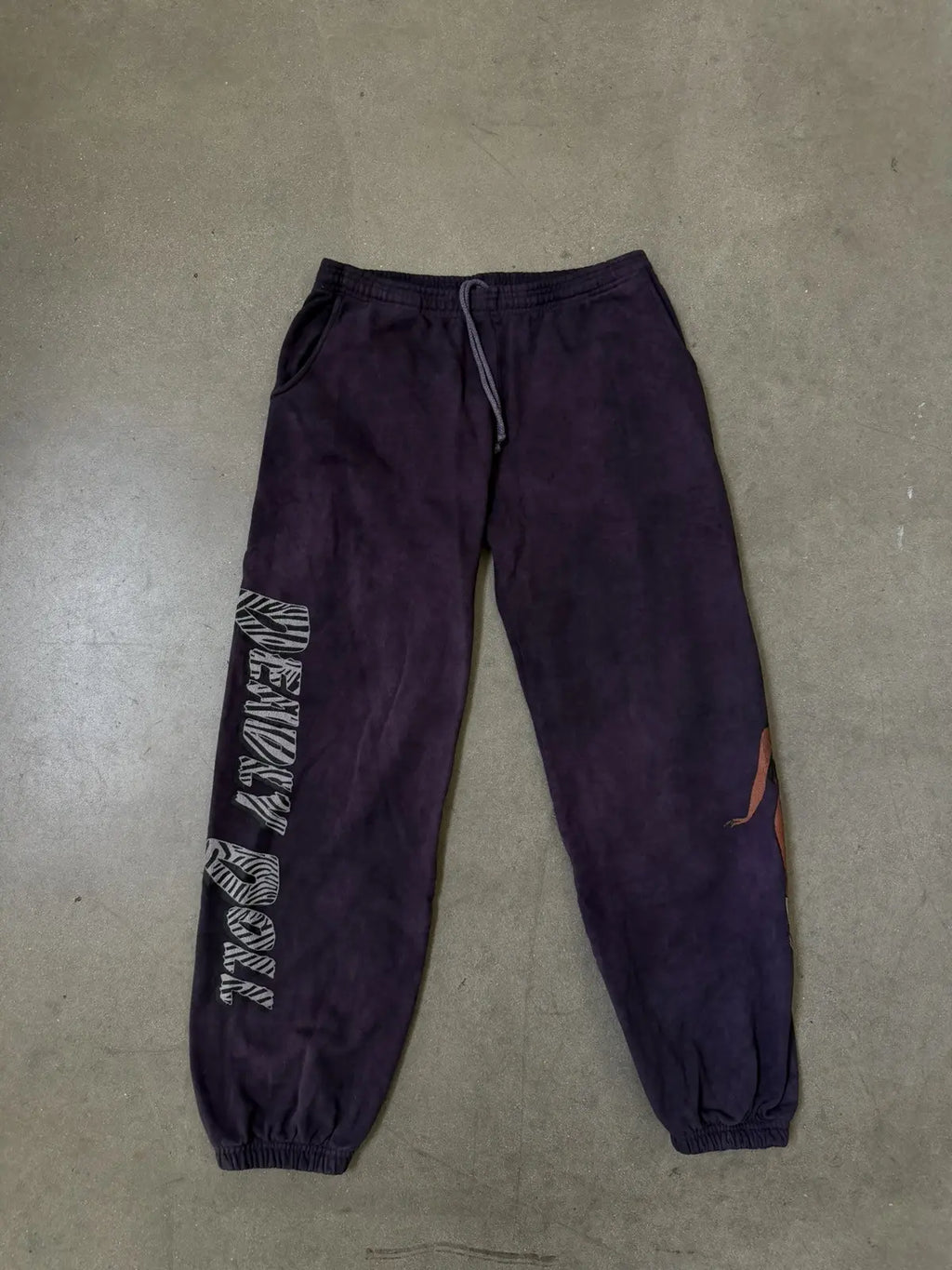 Chrome Hearts Deadly Doll Sweat Pants Purple
