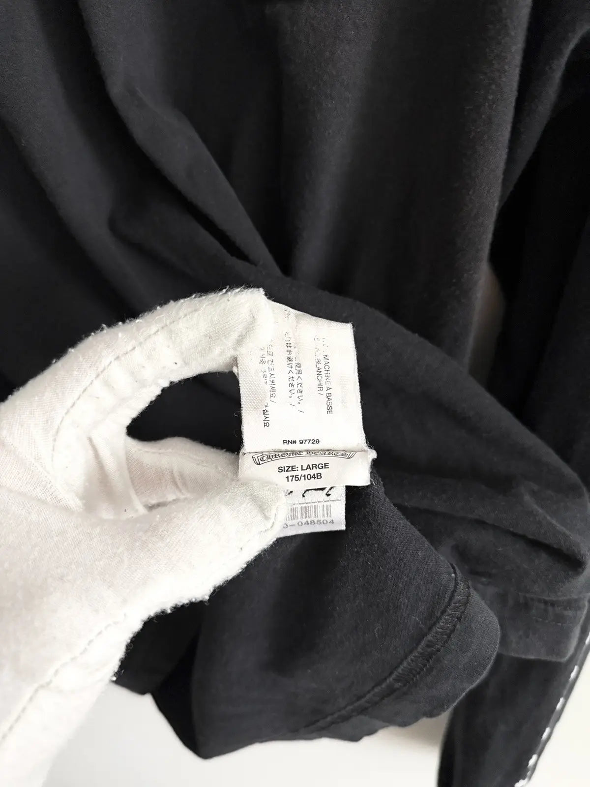 Chrome Hearts Seal Plus Cross Logo LS Tee