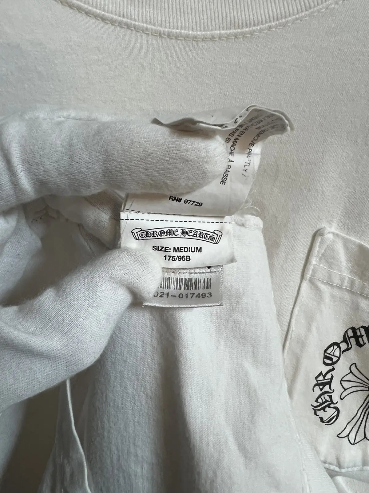 Chrome Hearts Cross Horseshoe Cross Pocket Tee