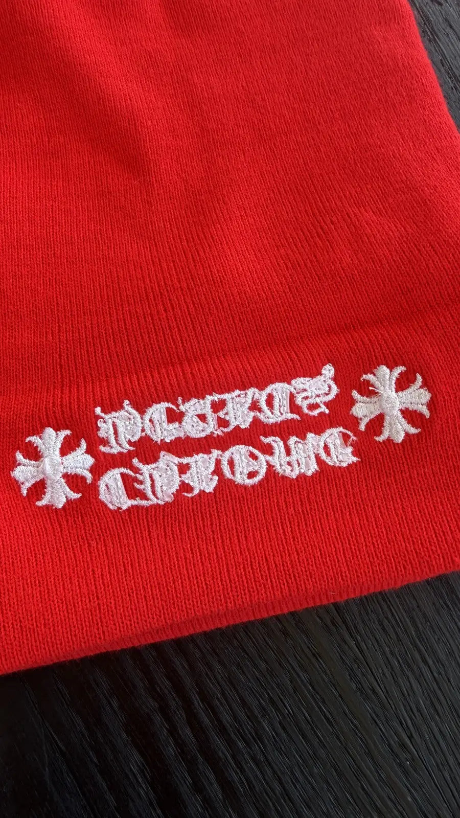 Chrome Hearts Logo-Embroidered Beanie Chrome Hearts