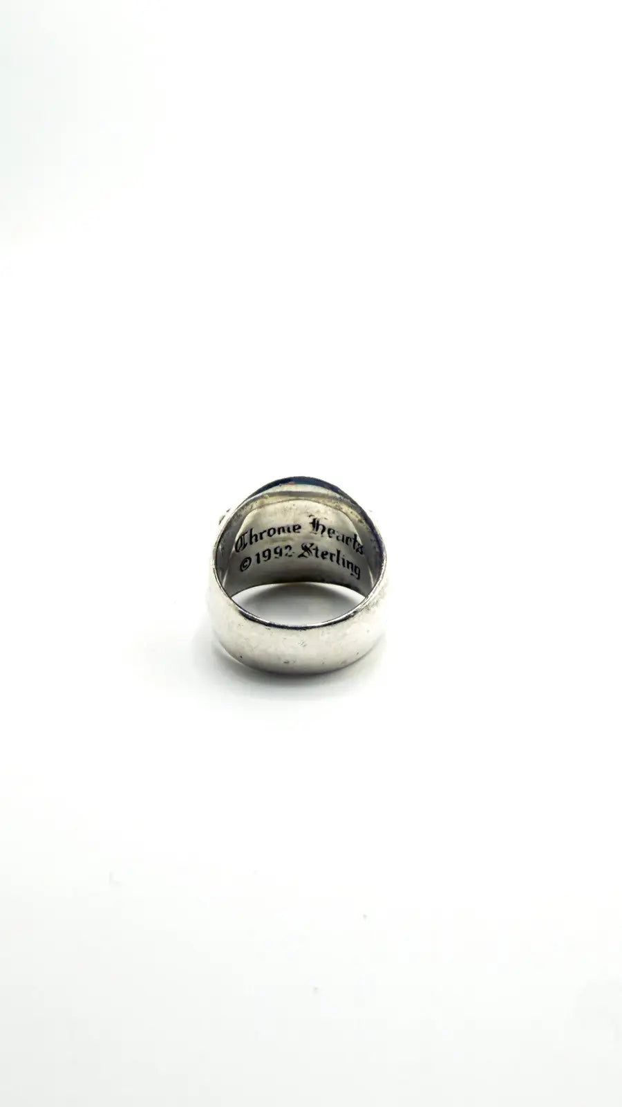 Chrome Hearts Sterling Silver Keeper Ring Chrome Hearts
