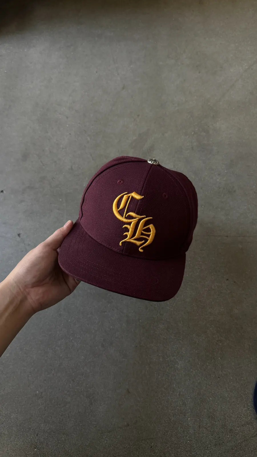 Chrome Hearts CH Logo Baseball Hat
