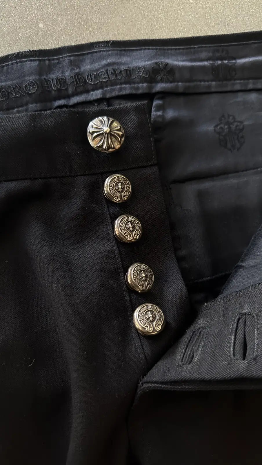 Chrome Hearts Cross Patch Jeans